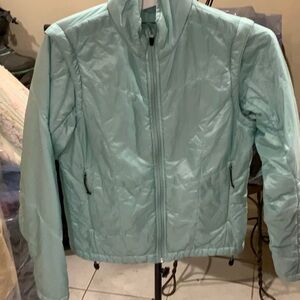 REI Blue Puffer Jacket Lightweight Sporty Design